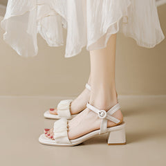 Women's Wear High-heeled Strap French Style Fairy Sandals
