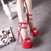 Women's Large Size Sexy Waterproof Platform High Heels