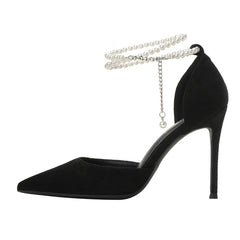 Women's Summer Sexy Stiletto Pointed Toe Buckle Strap Heels