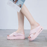 Peep Cross Strap Casual Shoes GS208