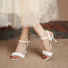Petite Ankle Strap Heeled Sandal Shoes GS360