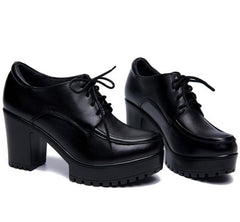 Petite Chunky Lace Up Booties DS390