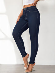 Petite Denim Pencil Pants PCS12