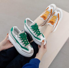 Petite Feet Suede Thicksole Lace Up Casual Shoes MS366