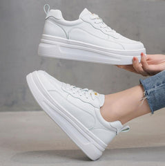 Petite Feet Thicksole White Sneakers TS182