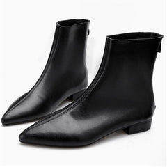 Petite Feet Women's Leather Ankle Boots TS268