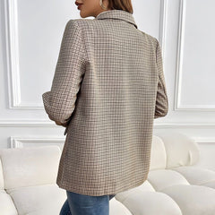 Petite Houndstooth Suit Jacket PCD65