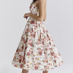 Petite Large Hem Dress With Mesh PCD11