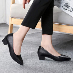 Petite Low Heel Work Shoes GS305