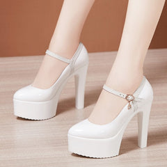 Petite Platform High Heel Pump Shoes AP131