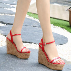 Petite Platform Wedge Heel Sandals BS118