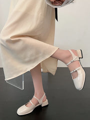 Casual Elegant Sandals Woman Summer Office Lady Fashion Solid Shoes Non-slip Korean Style Heels Vintage Female Shoes Design
