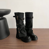 Winter Short Plush Women Knee High Boots Fashion Slip On Knight Long Booties Ladies Casaul Platform Heels Botas Mujer