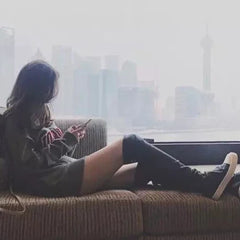 Khari Platform Sock Glove Sneaker Boots