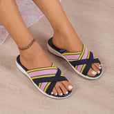 New Summer Fashion Casual Women's Outdoor Slippers Sandals Woman Flat Shoes Beach Wedges Comfortable Ladies Sandalias de mujer