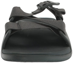 Charcoal Black Men's Summer Strap Open Toe Sandals