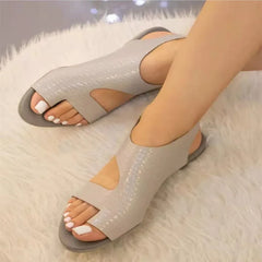 Women Shoes 2024 Summer Brand Slip on Women' Sandals Outdoor Solid Open Toe Sandals Large Size 43 Roman Sandals Zapatos