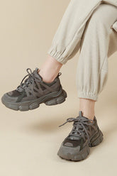 New Fashion Spring Outfit Solid Color Casual Chunky Sneakers