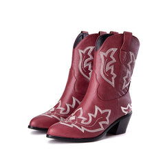 Wes Retro Cowboy Western Boots
