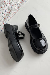 Japanese jk soft girl round toe doll shoes niche design small leather shoes