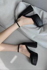 waterproof chunky high heels