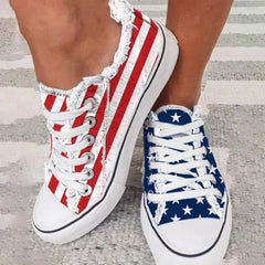 Casual Multicolor Flat Sneakers