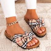 Comfy Classic Plaid Summer Sandals