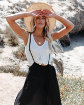 Bakersfield Modal Blend V-Neck Tank - Ivory