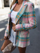 Blazers Fashion Plaid Konishi Slim Blazer