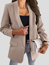 Blazers Lapel Button Slim Long Sleeve Blazer