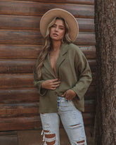 Bobby Cotton Lightweight Top - Olive