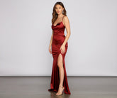 Bristol Formal Satin Lace-Up Dress