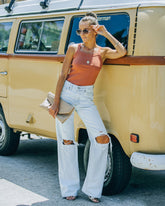 Bronzer Cotton Tank - Rust