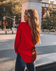 Bryant Colorblock Button Down Blouse