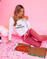 Carb Enthusiast Long Sleeve Knit Top