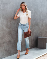 Carrington Ribbed Knit Top