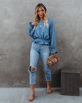 Castle Textured Billowed Blouse