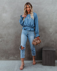 Castle Textured Billowed Blouse