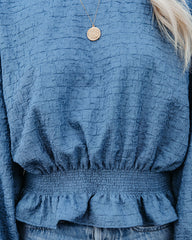 Castle Textured Billowed Blouse