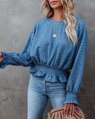 Castle Textured Billowed Blouse