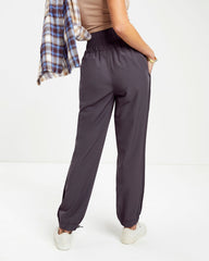 Chill Out Days Pocketed Jogger Pants - Charcoal