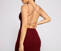 Chloe Lace-Up Back Formal Dress