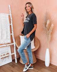 Distressed Cotton Wild At Heart Tee