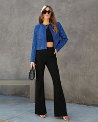 Duffy High Rise Wide Leg Pants - Black