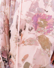 English Garden Embroidered Metallic Blouse