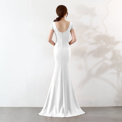 Eremi slim fit long fishtail dress