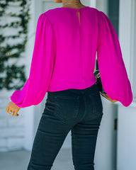 Feeling Freesia Tie Blouse