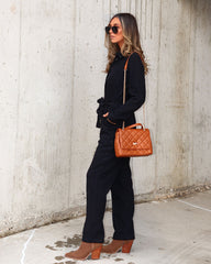 Fiercely Unapologetic Cotton Pocketed Jumpsuit - Black