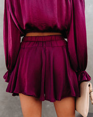 Figure Skate Satin Skort