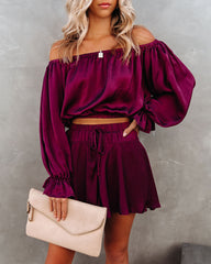 Figure Skate Satin Skort